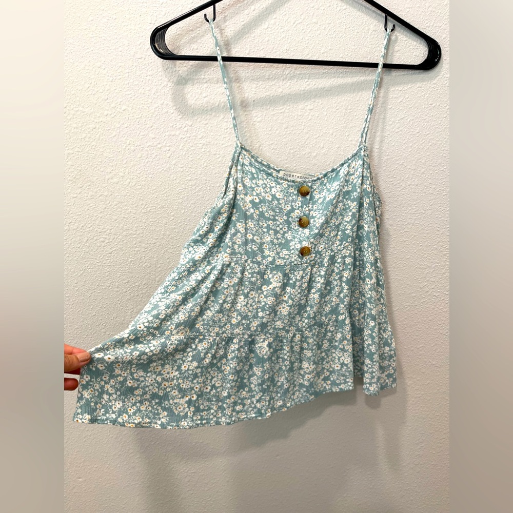 Paper Crane XS Floral Tank